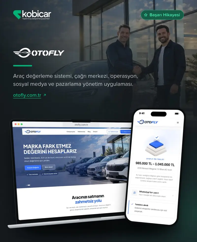 KobiCar Instagram gönderisi: OtoFly başarı hikayesi