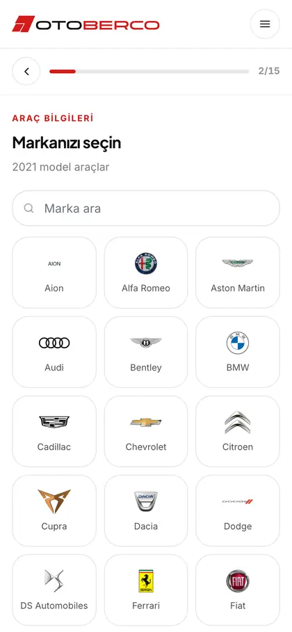 otoberco.com değerleme adımı: Marka